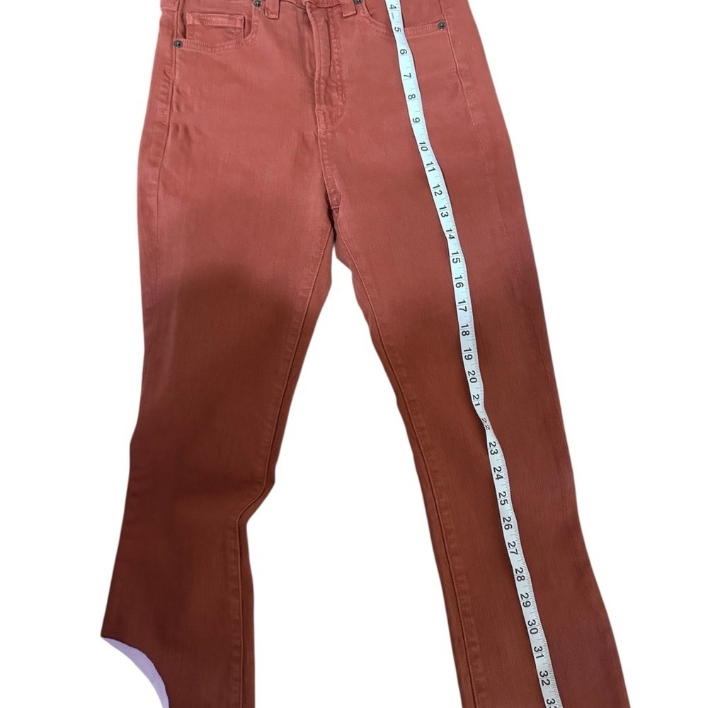 Veronica Beard Jeans in Burgundy - Picture 4 of 10